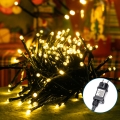 Aigostar - Cordão de Natal LED Exterior 600xLED/8 funções 18m IP44 branco quente