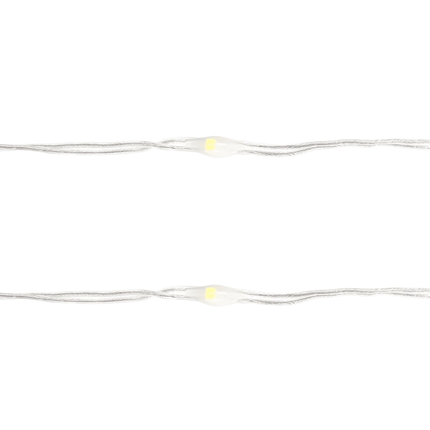 Aigostar - Corrente de Natal LED 100xLED/3xAA 10,3m branco frio
