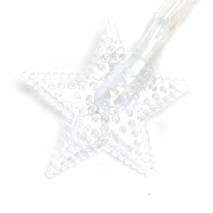 Aigostar - Corrente de Natal LED 20xLED/3xAA 3,3m estrelas