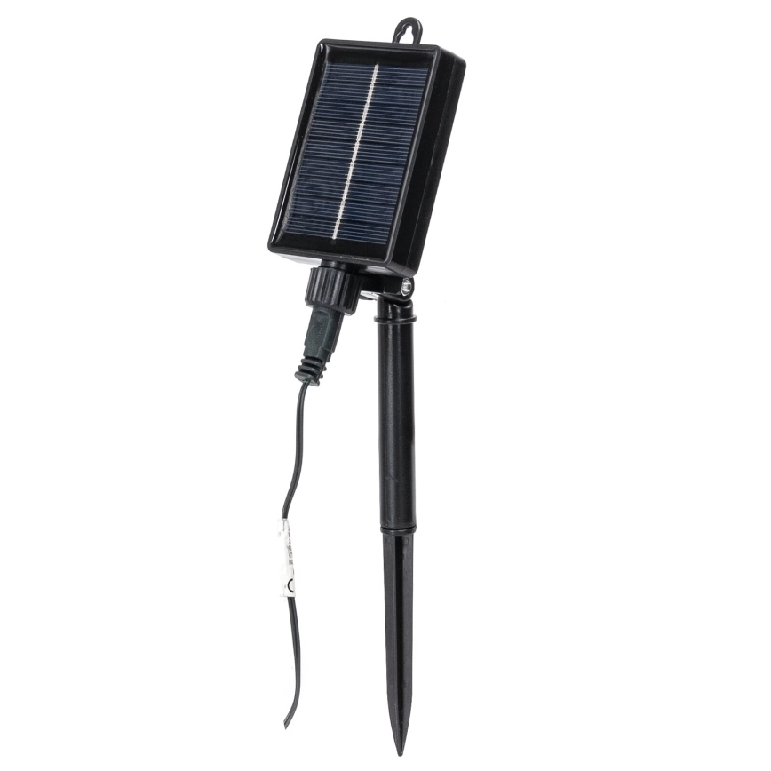 Aigostar - Corrente de Natal LED Solar 10xLED/8 funções 6,5m IP65 branco quente