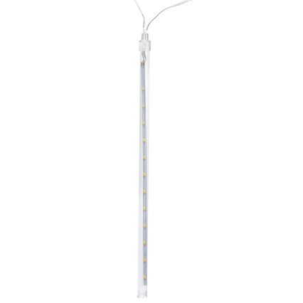 Aigostar - Corrente de Natal LED Solar 192xLED/8m IP65 branco quente