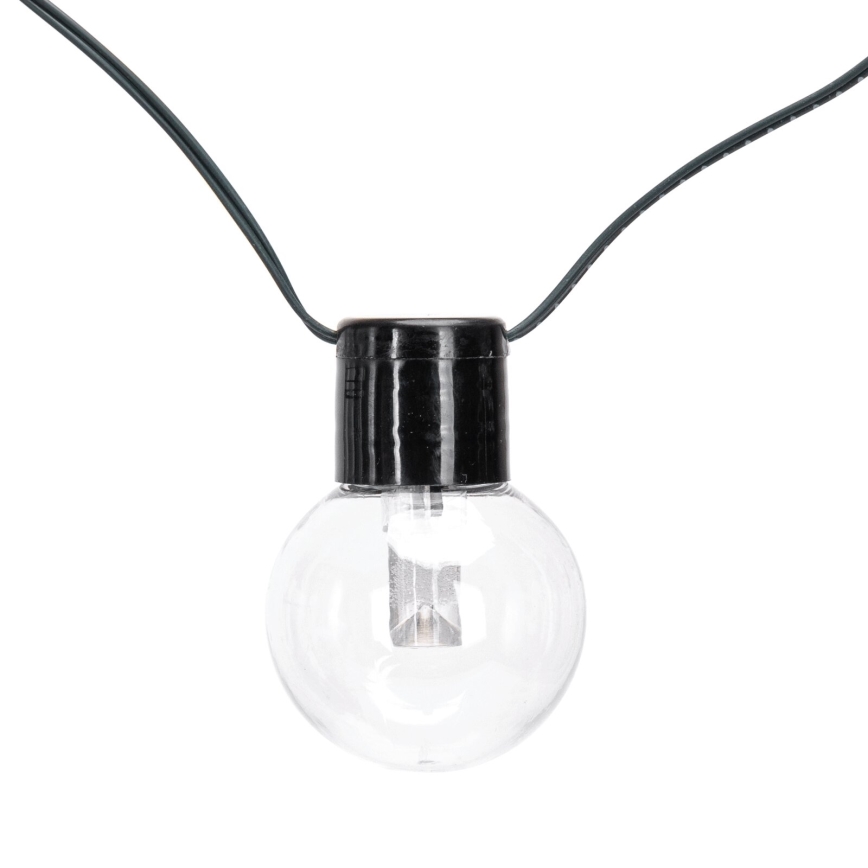 Aigostar - Corrente de Natal LED Solar 20xLED/8 funções 11,5m IP65 multicolorida