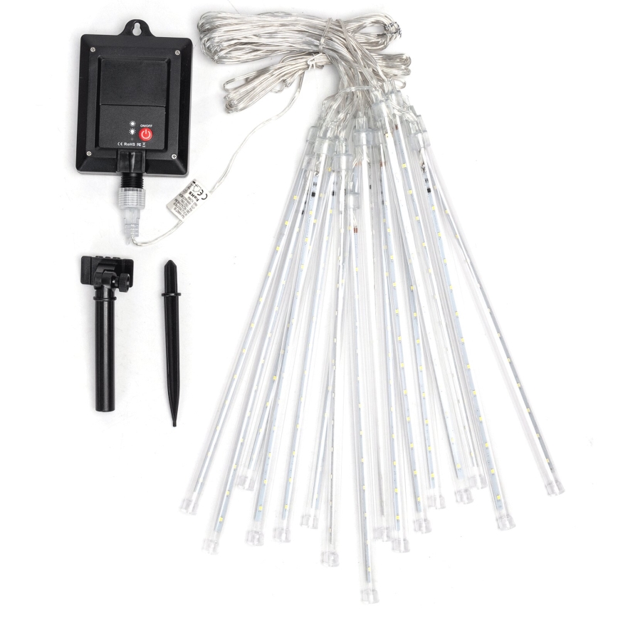 Aigostar - Corrente de Natal LED Solar 384xLED/13m IP65 branco frio