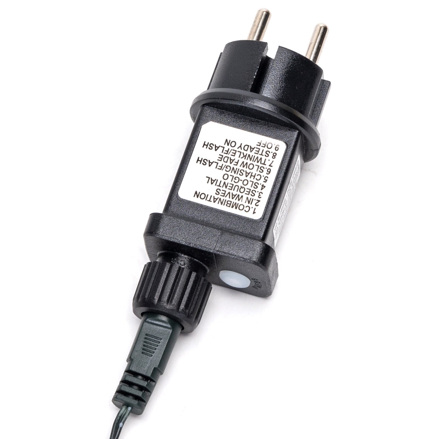 Aigostar - Corrente decorativa exterior LED 10xLED/8m IP44 branco frio