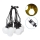 Aigostar - Corrente decorativa exterior LED 10xLED/8m IP44 branco quente