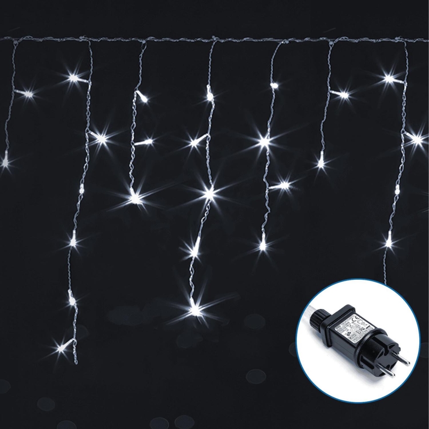 Aigostar - Corrente decorativa exterior LED 75xLED/6W/230V 15x0,6m IP44 branco frio