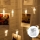 Aigostar - Corrente decorativa LED com cavilhas 20xLED/3xAA 3,3m branco quente