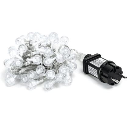Aigostar - Corrente exterior de Natal LED 100xLED/8 funções 13m IP44 branco quente