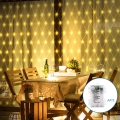 Aigostar - Corrente exterior de Natal LED 100xLED/8 funções 4,5x1,5m IP44 branco quente