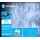 Aigostar - Corrente exterior de Natal LED 100xLED/8 funções 4x1m IP44 branco frio