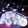 Aigostar - Corrente exterior de Natal LED 150xLED/8 funções 15,3m IP44 branco frio