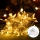 Aigostar -Corrente exterior de Natal LED 150xLED/8 funções 3xAA 15,3m IP44 branco quente