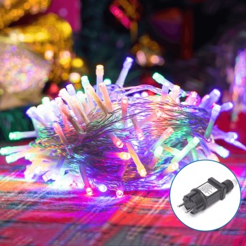 Aigostar - Corrente exterior de Natal LED 200xLED/8 funções 23m IP44 multicolorida
