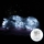 Aigostar - Corrente exterior de Natal LED 200xLED/8 funções 6x1,5m IP44 branco frio