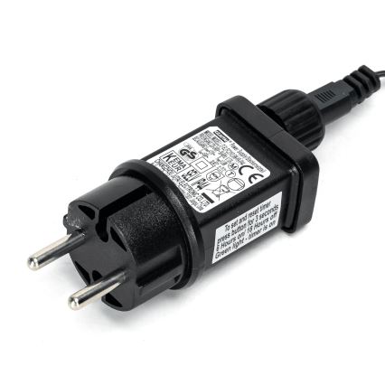 Aigostar - Corrente exterior de Natal LED 400xLED/8 funções 23m IP44 branco quente