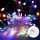 Aigostar - Corrente exterior de Natal LED 50xLED/8 funções 3xAA 5,3m IP44 multicolorida