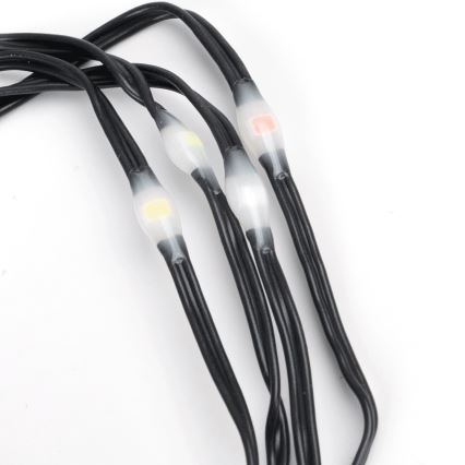 Aigostar - Corrente exterior de Natal LED 50xLED/8 funções 3xAA 5,3m IP44 multicolorida