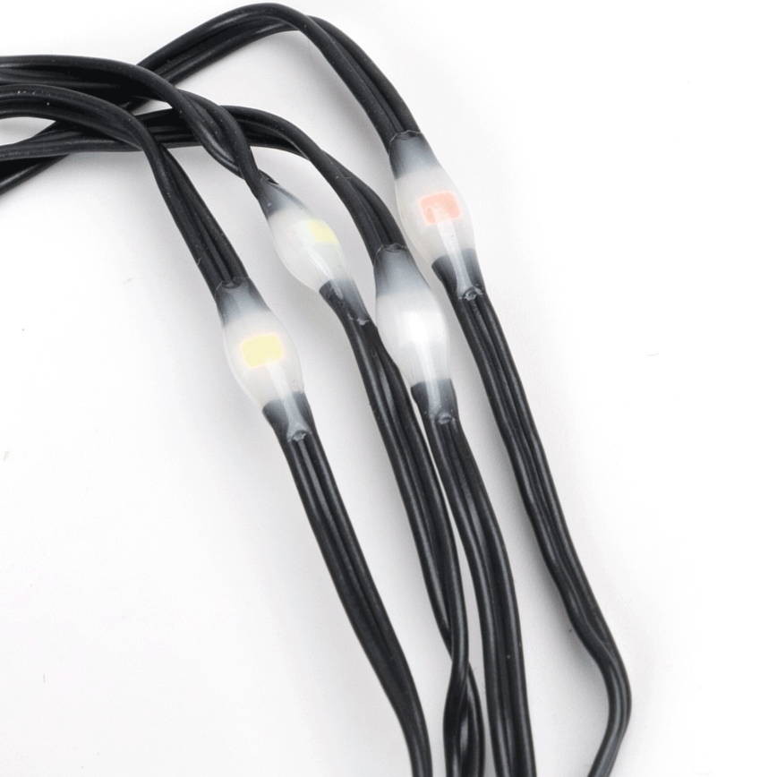 Aigostar - Corrente exterior de Natal LED 50xLED/8 funções 3xAA 5,3m IP44 multicolorida