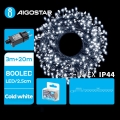 Aigostar - Corrente exterior de Natal LED 800xLED/8 funções 23m IP44 branco frio