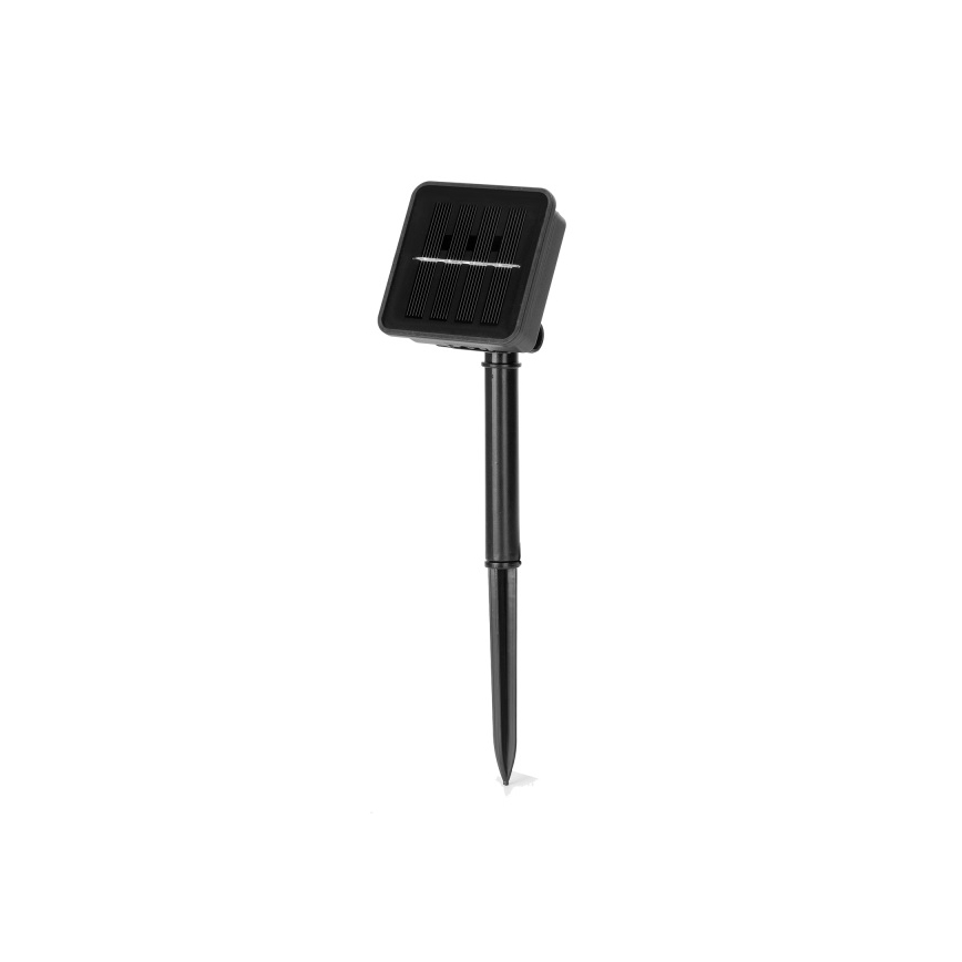 Aigostar - Corrente solar LED 100xLED/12m 300 mAh IP65 branco quente