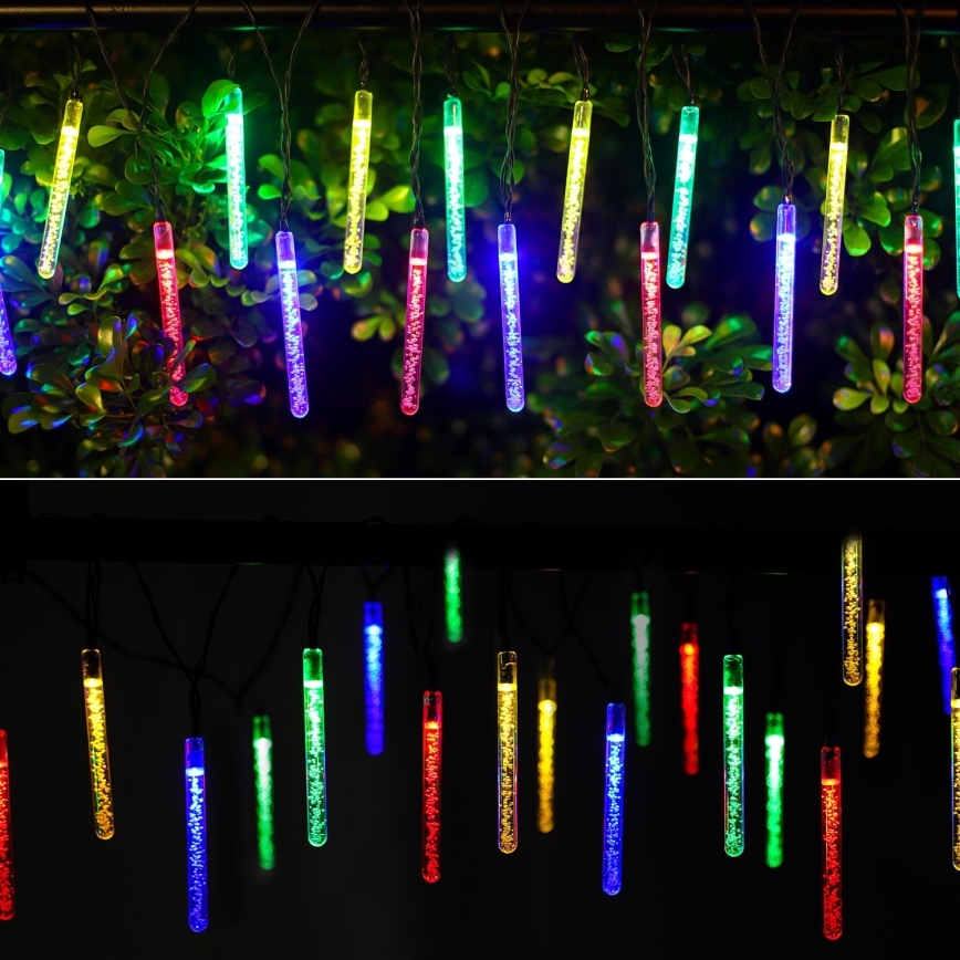 Aigostar - Corrente solar LED 20xLED/5,8m IP44 multicolor