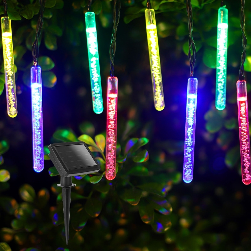 Aigostar - Corrente solar LED 20xLED/5,8m IP44 multicolor
