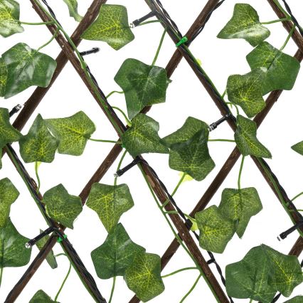 Aigostar - Corrente solar LED 56xLED/2x0,4m IP65 branco quente ivy