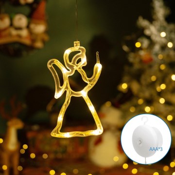 Aigostar - Decoração de Natal LED Anjinho LED/3xAAA 21cm