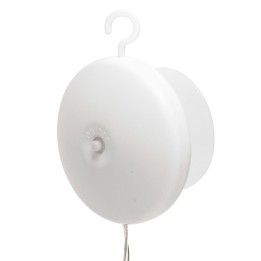 Aigostar - Decoração de Natal LED LED/3xAAA branco quente floco de neve 19cm