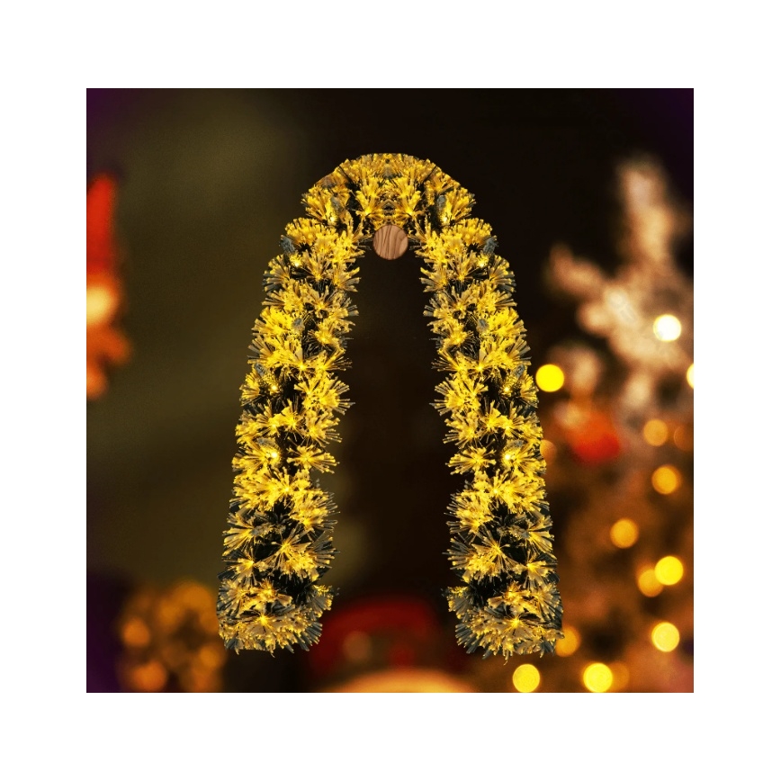 Aigostar - Decoração de Natal LED para exterior 112xLED/3,6W/230V 2m IP44 branco quente