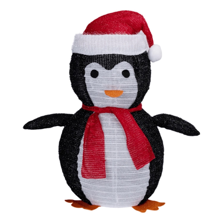 Aigostar - Decoração de Natal LED para exterior 50 LEDs/3xAA IP44 Pinguim