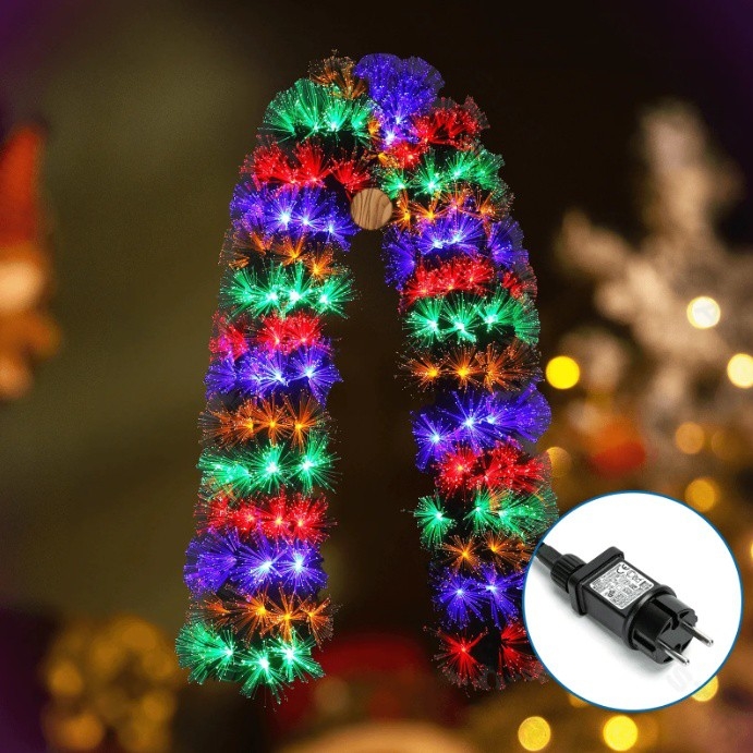 Aigostar - Decoração de Natal LED RGBY para exterior 112 LEDs/3,6W/230V 2m IP44