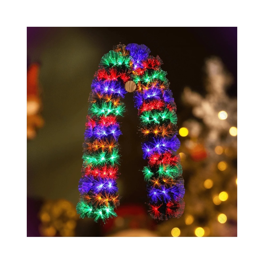 Aigostar - Decoração de Natal LED RGBY para exterior 112 LEDs/3,6W/230V 2m IP44