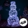 Aigostar - Decoração exterior de Natal LED 3,6W/31/230V 6500K 120cm IP44 boneco de neve