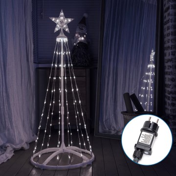 Aigostar - Decoração exterior de Natal LED LED/3,6W/230V 180 cm IP44 branco frio