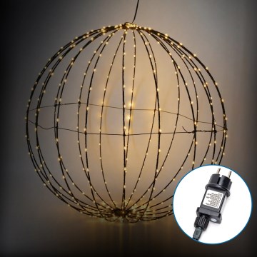 Aigostar -Decoração exterior de Natal LED LED/3,6W/230V esfera 30cm IP44 branco quente
