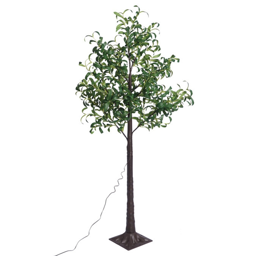 Aigostar - Decoração solar LED 30xLED/2,6m IP65 branco quente azeitona