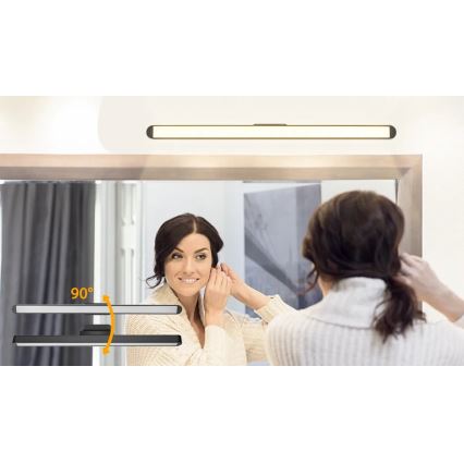 Aigostar - Espelho LED regulável LED/2,9W/5V