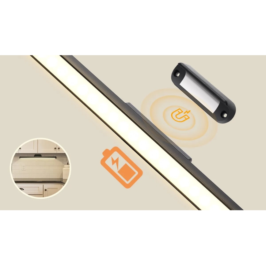 Aigostar - Espelho LED regulável LED/2,9W/5V