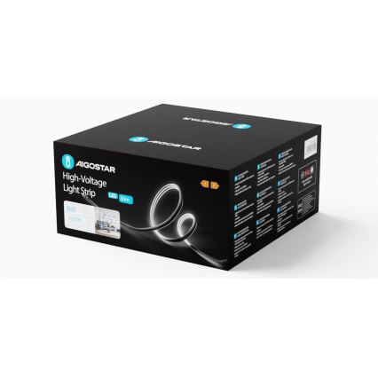 Aigostar - Fita LED 50m LED/400W/230V 6500K IP65
