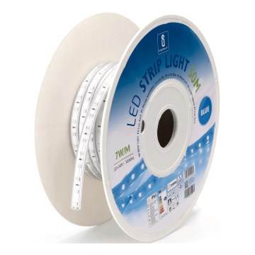 Aigostar - Fita LED LED/350W/230V 50m azul IP65