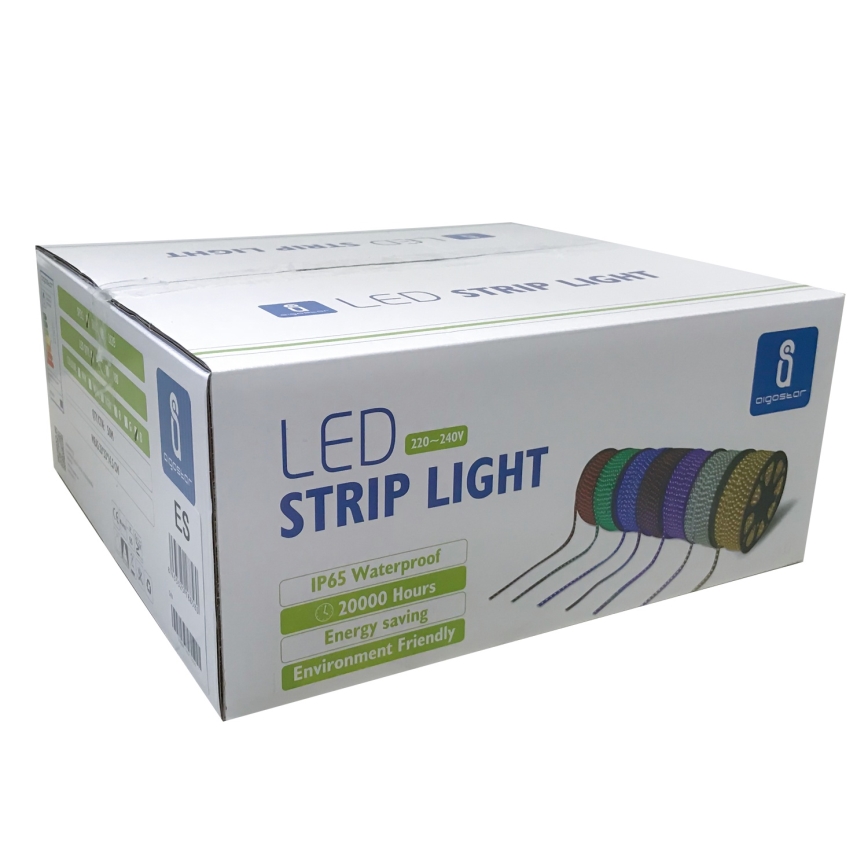 Aigostar - Fita LED para exterior 50m LED/300W/230V azul IP65