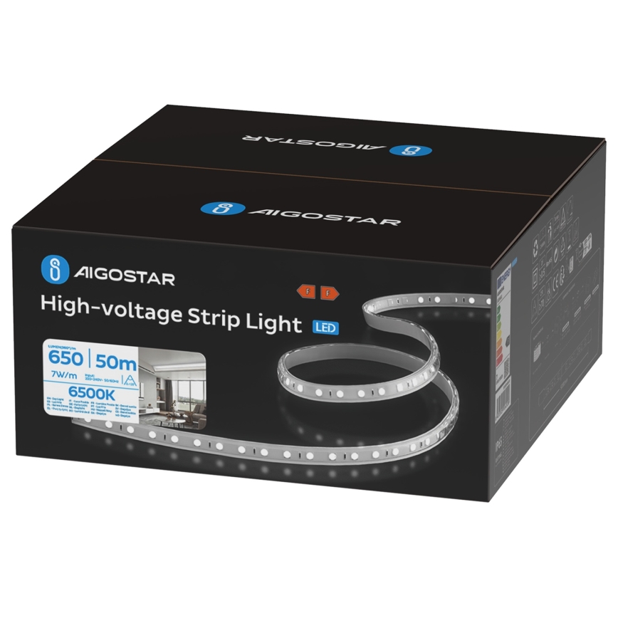 Aigostar - Fita LED para exterior 50m LED/350W/230V 6500K IP65