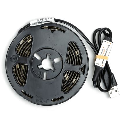 Aigostar - Fita LED RGBIC Regulável 2m LED/4,9W/5V + controlo remoto