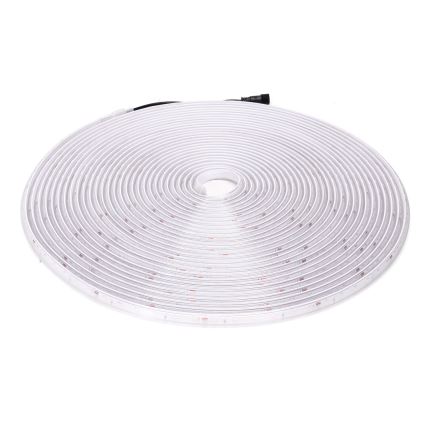 Aigostar - Fita solar LED regulável LED/20W/3,2V 20 m 2700K IP65 + comando