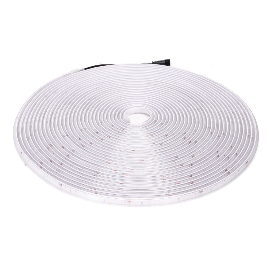 Aigostar - Fita solar LED regulável LED/20W/3,2V 20 m 2700K IP65 + comando