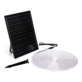 Aigostar - Fita solar LED regulável LED/20W/3,2V 20 m 6500K IP65 + comando