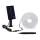 Aigostar - Fita solar LED RGB regulável LED/1,6W/3,2V 5 m IP65 + comando