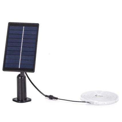 Aigostar - Fita solar LED RGB regulável LED/1,6W/3,2V 5 m IP65 + comando