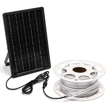 Aigostar - Fita solar LED RGB regulável LED/10W/3,2V 10 m IP65 + comando